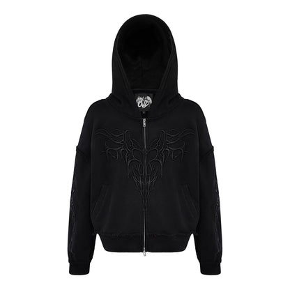 "DRKSAINT" ZIP UP